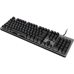 цена Игровая механическая клавиатура Oklick 970G черный/серебристый USB for gamer