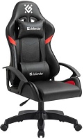 Игровое компьютерное кресло Defender Sharm, чёрный/красный