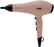 Фен Polaris PHD 2600AСi (полноразмерный/ 2600 Вт / 3 режима / холодный воздух / шнур - 3 м / ионизация/ диффузор / концентратор / розовый пепел)