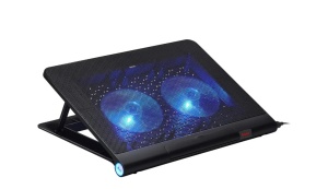 Подставка для ноутбука Buro BU-LCP170-B214 17398x300x29мм 2xUSB 2x 140ммFAN 926г металлическая сетк цена и фото