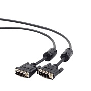 Кабель DVI-D - DVI-D Dual Link GEMBIRD (CC-DVI2-BK-6), вилка-вилка, длина - 1.8 метра