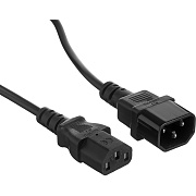 Кабель монитор-компьютер (UPS->уст-во) ExeGate Power EC-0,5P (С13->С14) VDE-250V-3*0,5-CU, 6A, 0.5м