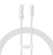 Кабель Baseus Gem Series Type-C - Type-C, 1м, (100W), Белый