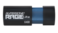 Память USB3.2 Flash Drive  64Gb Patriot Supersonic Rage lite GEN1   [PEF64GRLB32U] Черный матовый