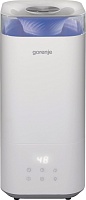 Увлажнитель воздуха Gorenje H50W (ультразвуковой / 26 Вт / 20 м² / 5 л / 210 мл/ч / белый) 