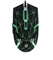 Проводная игровая мышь Oklick 701G, (Проводная 1.8м/3600 dpi), Черная