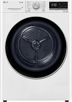 Сушильная машина с тепловым насосом LG RH80V9AV3N (69см / 8кг / Dual Inverter Heat Pump™ / Eco Hybrid™ / Allergy Care / Wi-Fi / A+++)