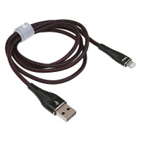 Кабель TFN FORZA Lightning - USB, 1 метр, черный (TFN-CFZLIGUSB1MBK)  Чёрный