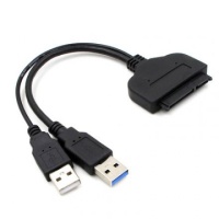 Адаптер SATA USB 3.0 A - KS-is (KS-403), вилка-вилка, для HHD/SSD 2.5, поддержка SATA III до 600 Мбит/сек, длина - 0,23 метра 