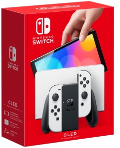игровая приставка nintendo switch oled neon неоново синий неоново красный Игровая приставка Nintendo Switch OLED White