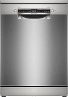 Машина посудомоечная отдельностоящая 60 см Bosch SMS4EVI00E (Serie4 / 14 комплектов / 3 полки / Расход воды - 9 л / HomeConnect / AntiFinger Silver)