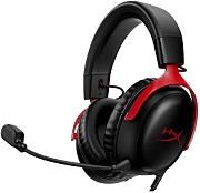 Проводные игровые наушники HyperX Cloud III, (объемный звук 7.1), (727A9AA), Красные