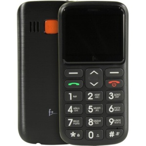 Телефон мобильный F+ Ezzy2, черный телефон мобильный olmio c27 черный