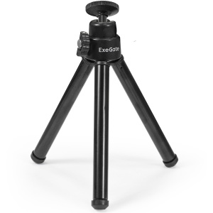 Штатив телескопический ExeGate Tripod Tele Bal походит для Web и Action камер цена и фото