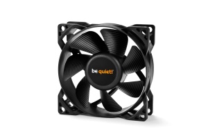 Кулер для корпуса be quiet! Pure Wings 2 80x80мм (BL044), 3-pin, ≤1900 RPM, ≤18.2 dB(A), PWM