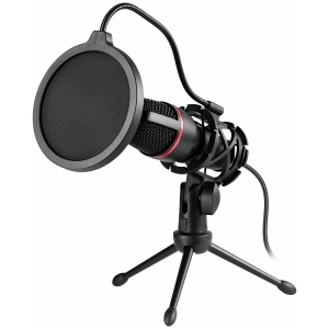 Микрофон игровой DEFENDER PITCH GMC300 Настольный настольный микрофон defender mic 111