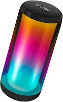Беспроводная портативная колонка SVEN PS-260 / 10W / TWS / microSD / Bluetooth / RGB подсветка / Батарея 2000mAh / Чёрный / материал - пластик