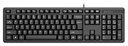Проводная клавиатура A4Tech KK-3, (Полноразмерная/Кабель 1.5м/Мембранная), Черная