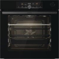 Духовой шкаф с добавлением пара Gorenje BSA6747A04BG (Advanced / 77 л / до 300 °C / Чёрный, стекло / CataClean / Per.Grill / телескоп. напр. (x2) / A+