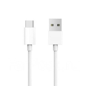 цена Кабель Xiaomi USB Type-C - USB, 3A, 1 метр, белый (BHR4422GL)