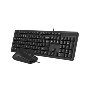 Комплект клавиатура+мышь проводная A4Tech KK-3330S клавиатура мышь a4tech kk 3330s black