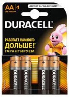Батарейки BL4 Duracell LR6 BASIC BL4 (цена за 4 шт.)