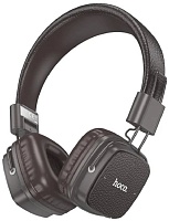 Беспроводные наушники Hoco W56 Earl (время работы - 90 ч / Bluetooth 5.4), коричневые