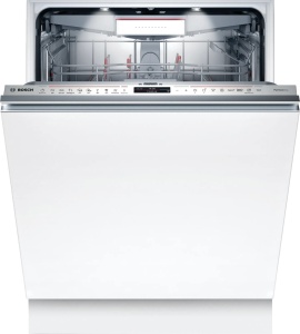 цена Машина посудомоечная встраиваемая 60 см Bosch SMV8YCX03E (Serie8 / 14 комплектов / 3 полки / расход воды - 9,5л / Home Connect / TimeLight / AquaStop)