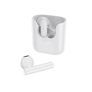 Беспроводные TWS наушники QCY-T12, (Bluetooth 5.1, AAC, SBC), Белые