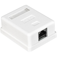 Розетка ExeGate RJ-45 кат.6 UTP Krone/110 UTP внешняя одинарная SM1-RJ45-C6 RJ-45 