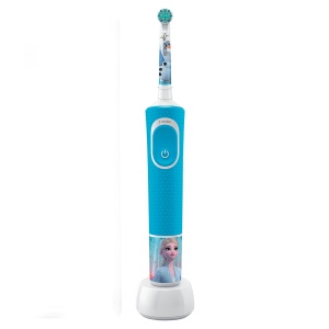 Зубная щетка электрическая детская Braun Oral-B Vitality Kids Frozen комплект насадок oral b eb10s 3 человек паук 3шт