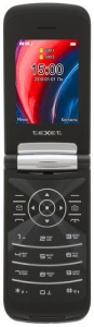 Телефон мобильный teXet TM-317, черный телефон мобильный texet tm d424 черный