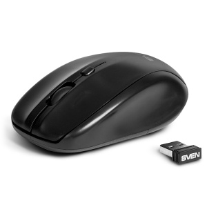 Беспроводная мышь SVEN RX-305 USB 800/1200/1600dpi black беспроводная мышь sven rx 270w usb 800 1200 1600dpi black