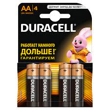 Батарейки Duracell LR6 BASIC (BL-4) батарейки panasonic evolta lr03ege 2bp bl 2
