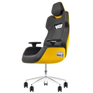 Игровое кресло Thermaltake CyberChair ARGENT E700 из натуральной кожи. Дизайн от студии F. A. Porsche (GGC-ARG-BYLFDL-01) кресло игровое thermaltake argent e700 sanga yellow comfort size 4d 75 mm