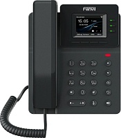 Телефон VoIP Fanvil V60P, 4 SIP линии, PoE, порт 100 Мбит, 2,4" цветной экран