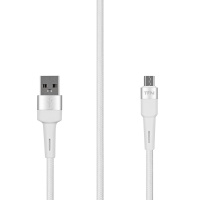 Кабель TFN ENVY micro-USB - USB, нейлон, 1.2 метра, белый (TFN-C-ENV-MIC1MWH)