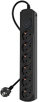 Сетевой фильтр Ippon BK-6-EU-3-10-B 3м (6 розеток) черный 2200Вт
