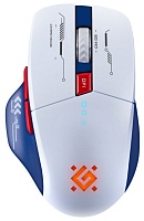 Беспроводная игровая мышь Defender Tisa GM-126, (Bluetooth/Радиоканал/1600 dpi/Бесшумная), Белая/Синяя