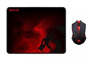 Беспроводная игровая мышь Redragon M601WL-BA, (Радиоканал/2400 dpi + ковер), Черная