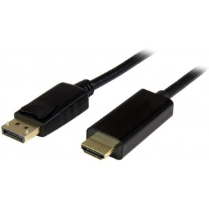 Кабель Displayport - HDMI KS-is (KS-516-10), вилка-вилка, длина - 10 метров переходник displayport hdmi ks is ks 460 вилка розетка displayport v 1 длина 0 20 метра