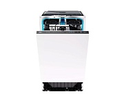 Машина посудомоечная встраиваемая 45 см Haier HDWE11-595RU (11 комплектов / 3 полки / расход воды - 9 л / луч на полу / подсветка камеры/ Aquastop /А)