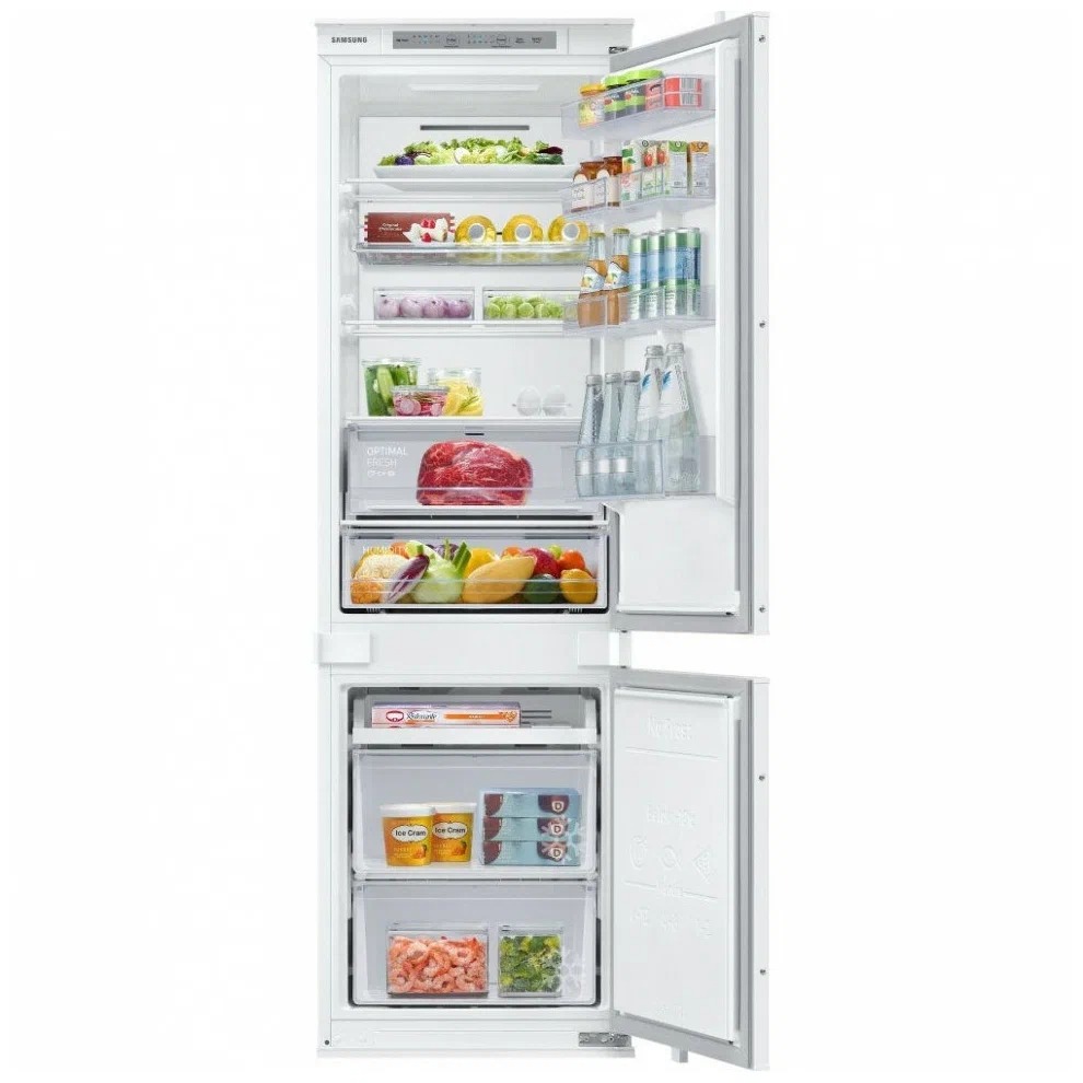 Холодильник встраиваемый Samsung BRB266050WW/WT (177.5см / Белый / NoFrost)