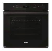 Духовой шкаф с добалением пара Whirlpool AKZ9S 8220 FB (75 л / до 250°C / Чёрный, стекло / Гидролиз / Гриль / Телескоп. напр. / SoftClosing / A)