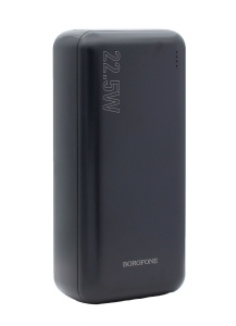 Портативная батарея Borofone BJ38B (22.5W PD/ Quick Charge) 30000мАч, черная внешний аккумулятор perfeo mountains 30000mah черный pf d0161