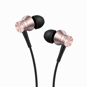 наушники 1more piston fit in ear headphones e1009 вакуумные проводные 1 25 м серые Наушники с микрофоном 1MORE Piston Fit E1009-Pink In-Ear Headphones