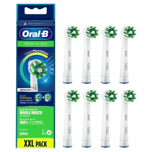 Насадка для зубных щеток Braun Oral-B Cross Action CleanMaximiser EB50RB (8 шт) комплект насадок oral b crossaction