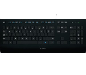 Клавиатура Logitech K280e Black USB (920-005215) комплект клавиатура мышь logitech mk120 desktop black usb 920 002561