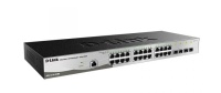 Коммутатор D-LINK DGS-1210-28/ME/A2B Управояемый L2 с 24 портами 10/100/1000Base-T и 4 портами 1000Base-X SFP 