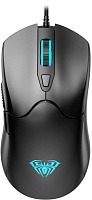 Проводная игровая мышь AULA S12, (Проводная 1.5м/2400 dpi), Черная